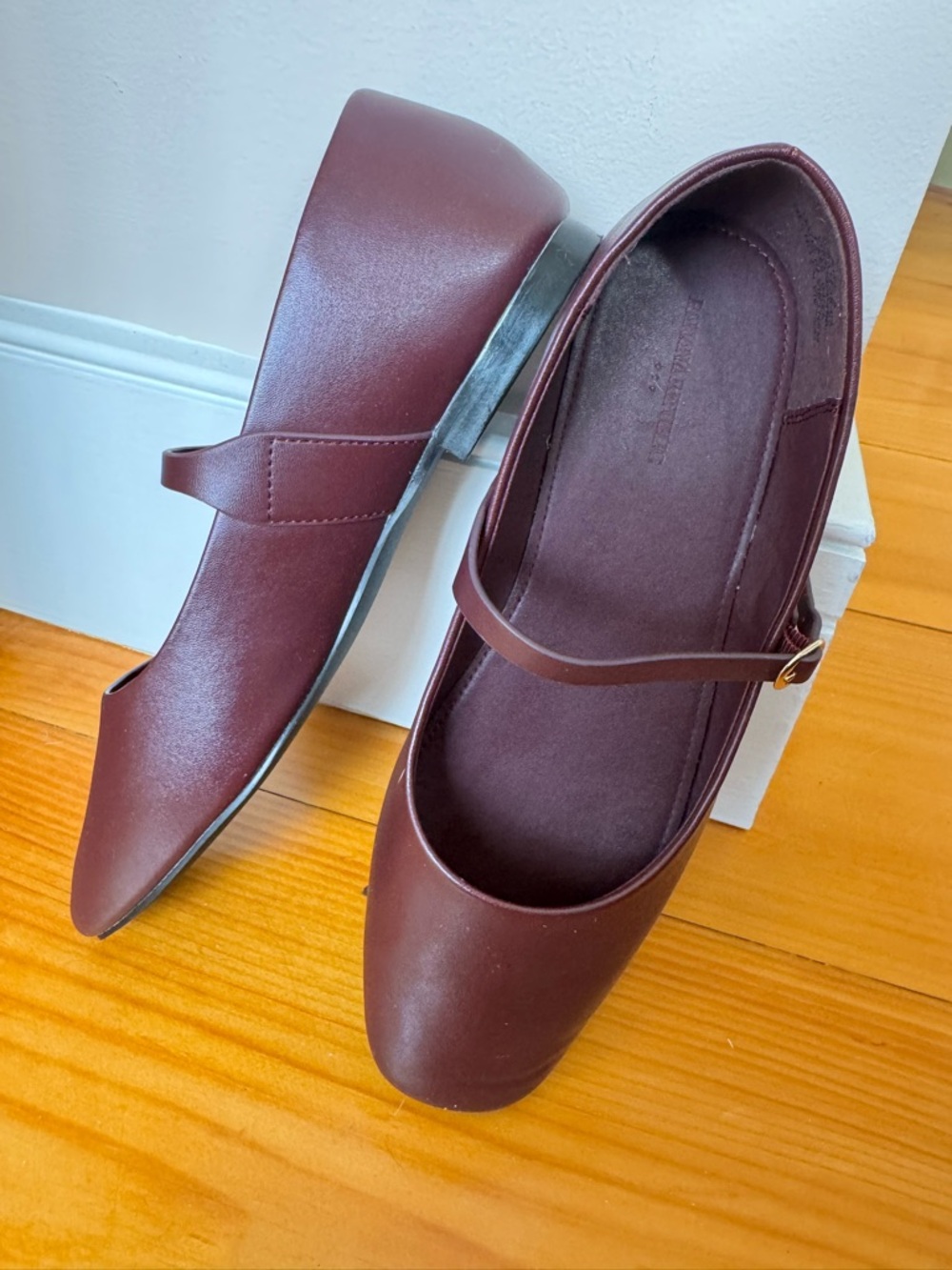 NEW Ballet Flats in Wine/Burgundy